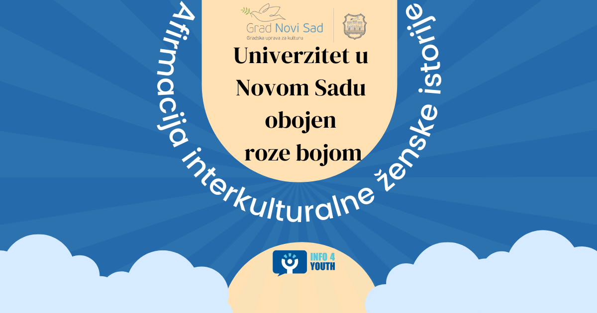 Univerzitet u Novom Sadu obojen roze bojom
