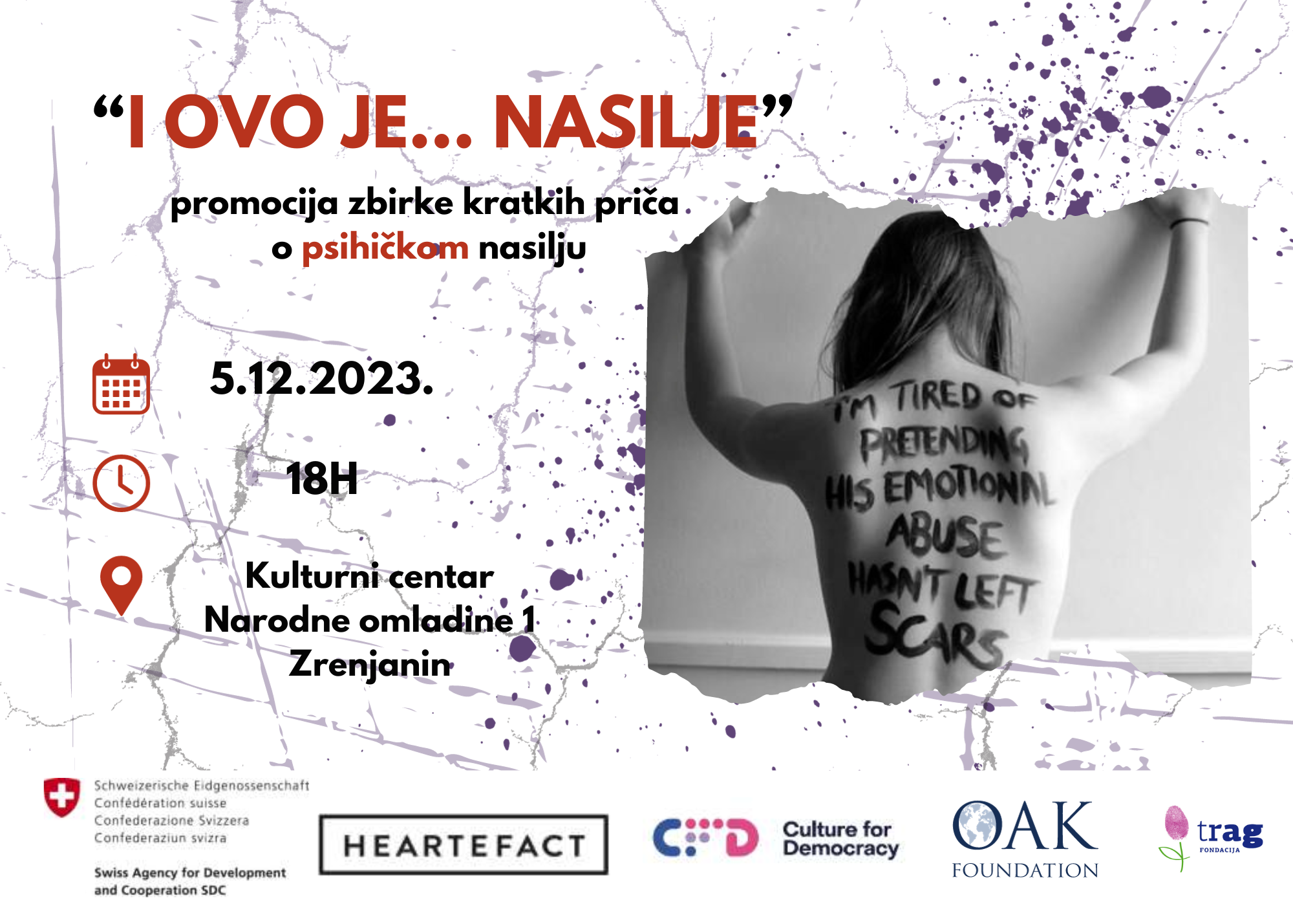 Promocija zbirke kratkih priča “I ovo je nasilje”