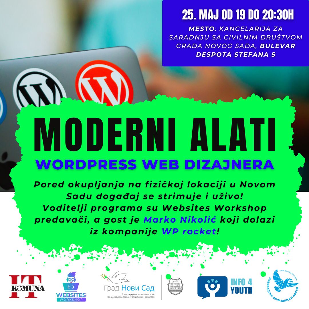 Moderni alati WordPress dizajnera